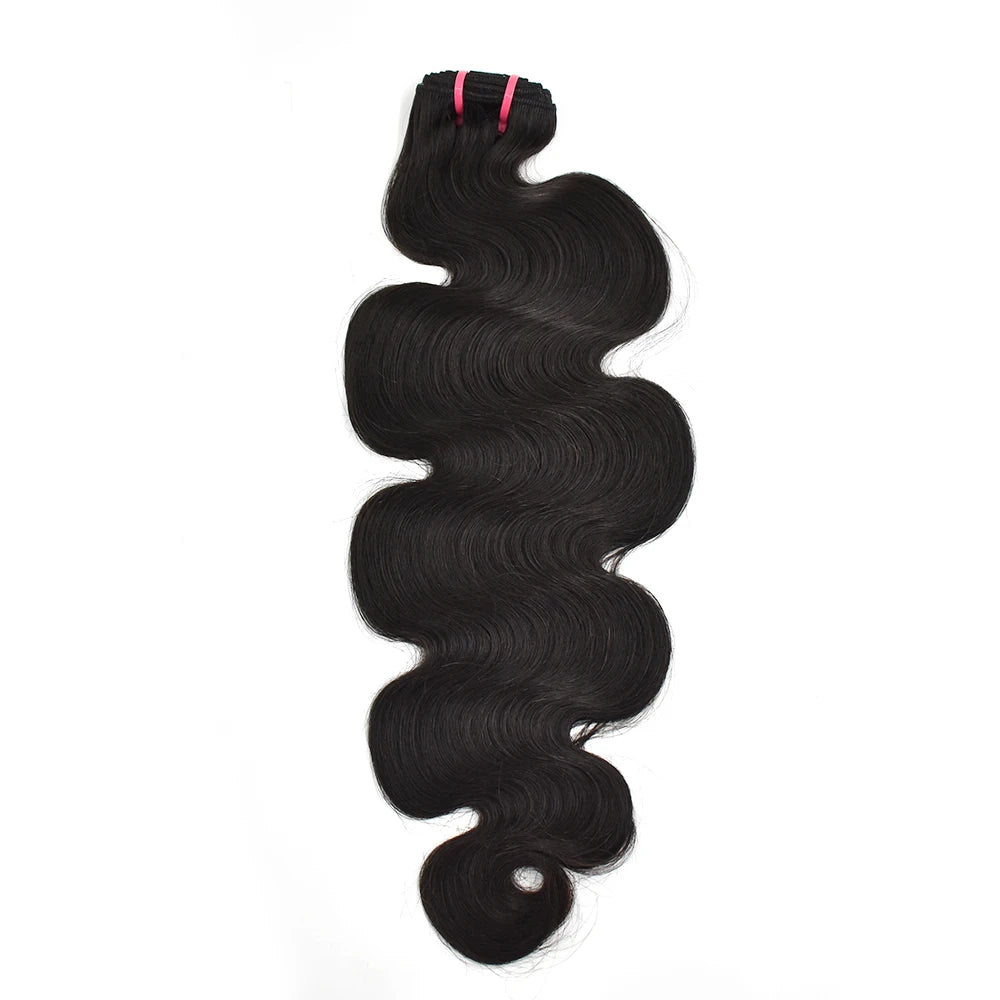 100 % Natural Human Hair Body Wave Bundle Double Drawn Virgin Hair Thick and Full Ends
