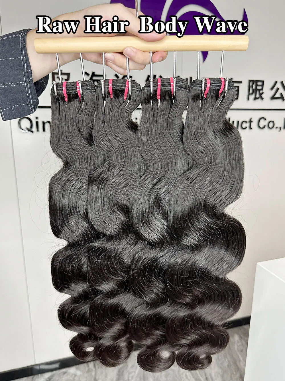 100 % Natural Human Hair Body Wave Bundle Double Drawn Virgin Hair Thick and Full Ends