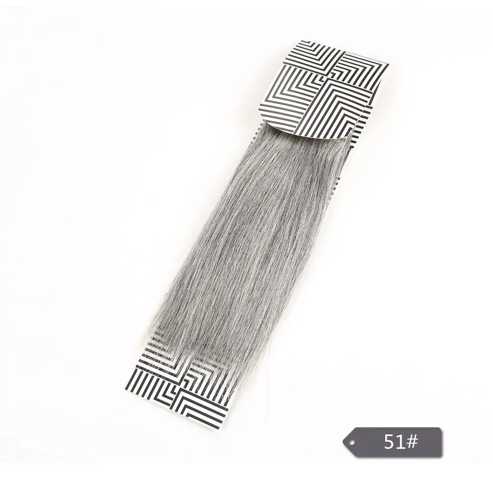 Sleek Hair Brazilian Double Drawn Remy Human Hair Weave Short Yaki Straight #44 #34 #51 #280  Piano Gray Mix Color Bundles
