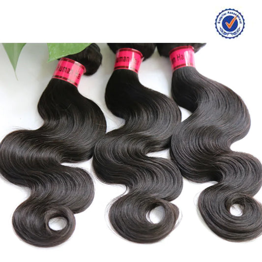 Wholesale No Tangle No Shedding Wet Wavy 10-28 Inch Body Wave Remy Human Virgin Indian Hair Cuticle Aligned Hair