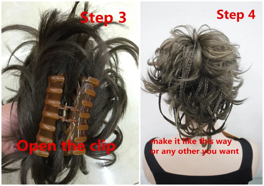 StrongBeauty Synthetic DIY Hair Red Blonde Brown Black Braid Drawstring Ponytail Clip in/on Hair Extensions Hairpieces 17Colors
