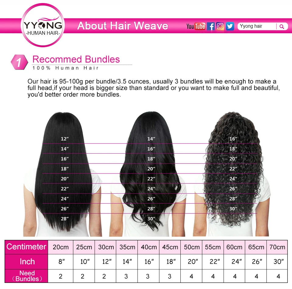 YYong Brazilian Straight Hair 3/4 Bundles With Frontal Remy Human Hair 13x4 Ear to Ear Lace Frontal Closure With Bundles