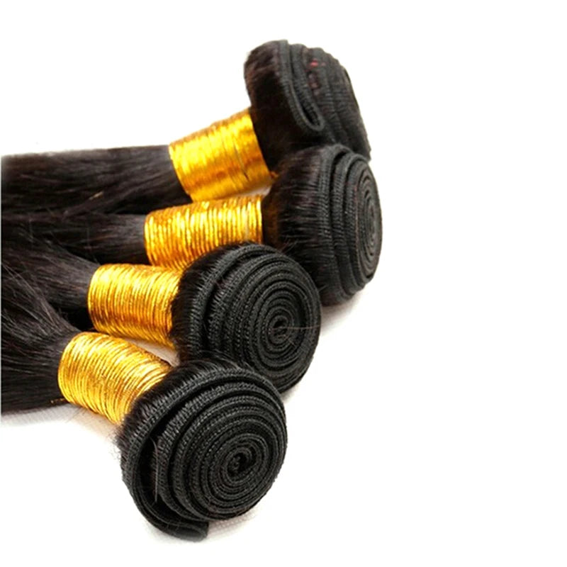 Wholesale Factory Price Stock Fast Shipping Double Drawn 100% Virgin Remy Ombre Human Hair Weft for Wedding