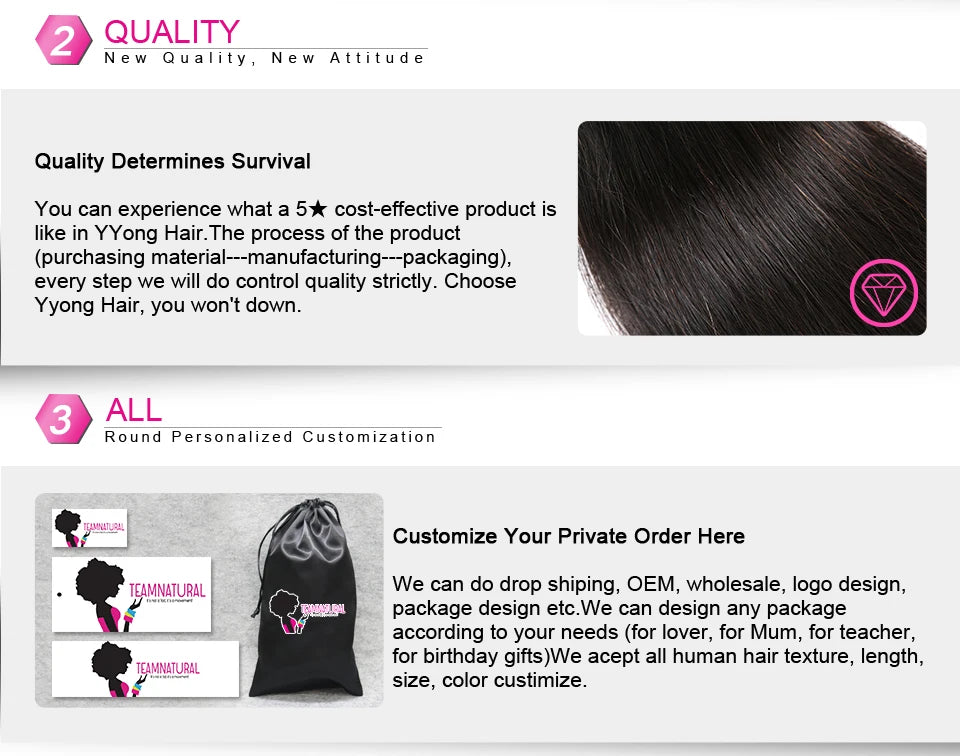 Yyong Body Wave Bundles 1/3/4 Bundles Brazilian Human Hair Weave Bundles 8-32 Inches Remy Human Hair Extensions
