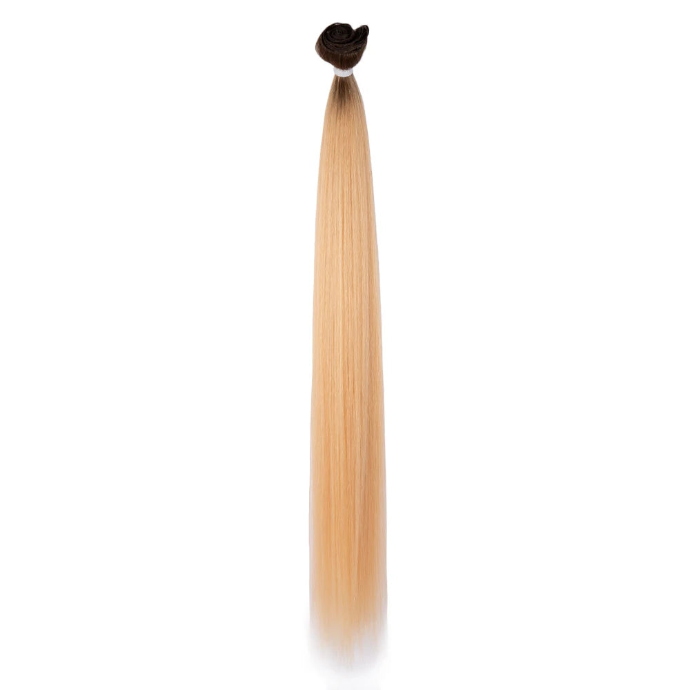 Brazilian Human Hair Hand Feel Super Soft Smooth No Tangle No Shedding Hair Bundles With Closure Synthetic Hair Extension