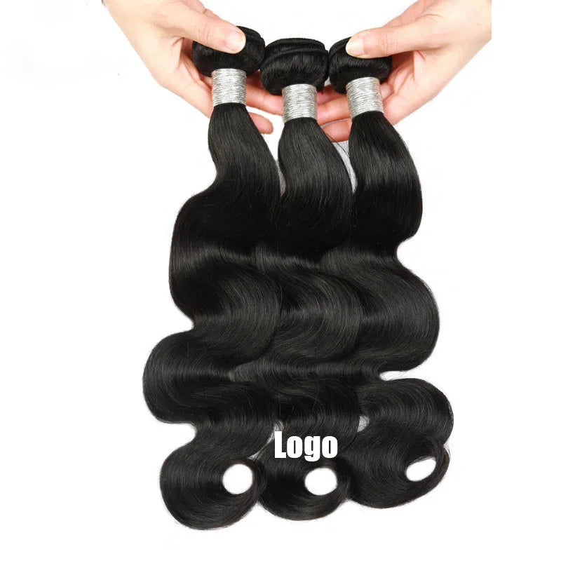 Wholesale 24inches Hair Curtain Hair Bundle Wig Synthetic Wig Black Large Wave Snake Curl Curl Curtain Wig