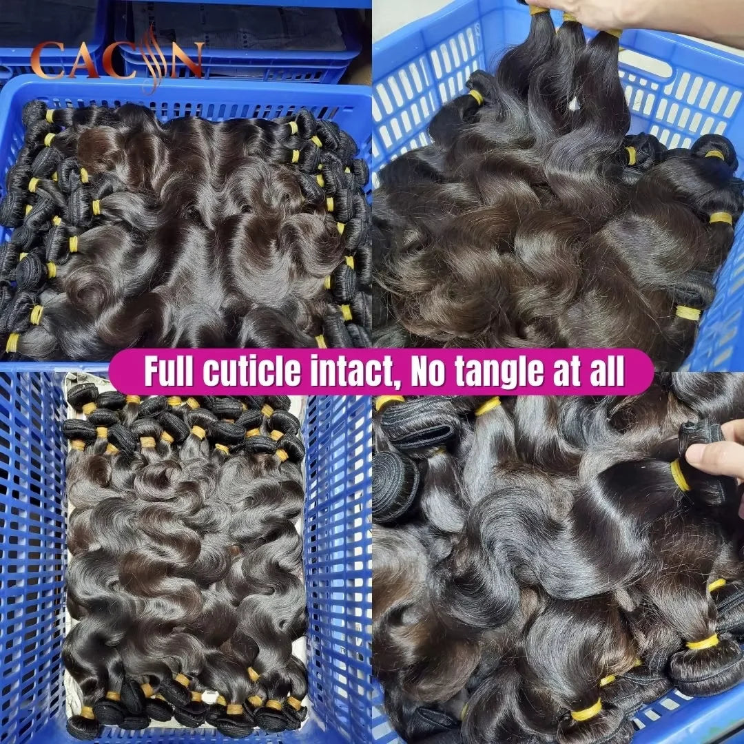 2025 Salon Store Exclusive 100% Virgin Human Hair Weaves Raw Vietnamese Bundles 12A Cuticle Aligned Hair