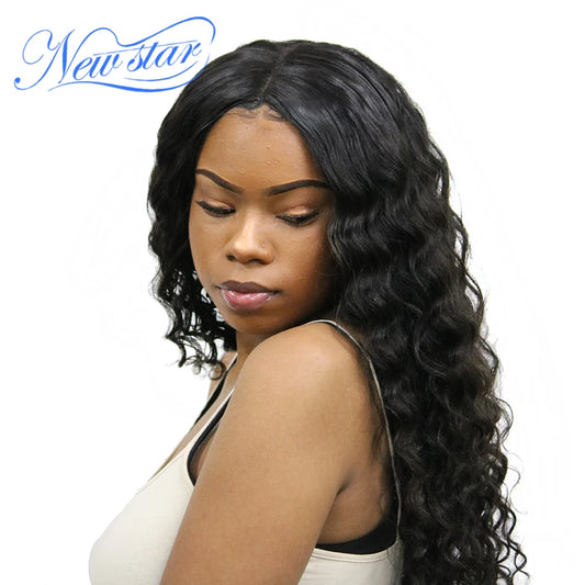 Brazilian Natural Wave Virgin Hair 1/3/4 Bundles Natural Color 100% Unprocessed New Star 11A Water Wave Raw Human Hair Weaving