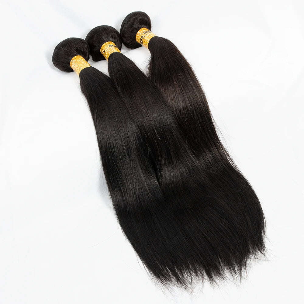 Best Selling Wholesale Factory Price 100% Human Hair Virgin Hair Bundles Straight Hair Extensions