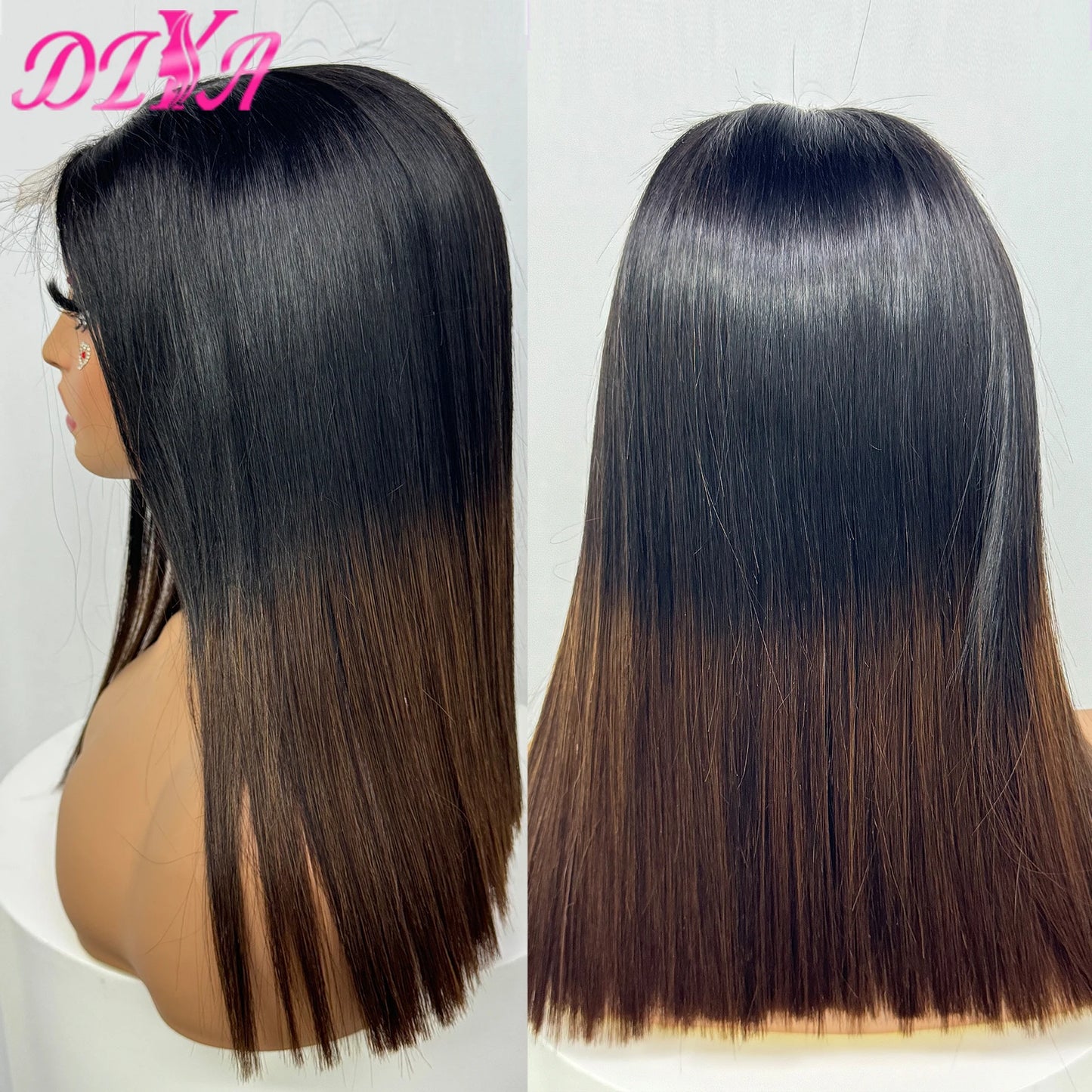 300% Density 16A Double Drawn Raw Vietnamese Human Hair Wig 2x6 HD Lace Closure Wig Bone Straight Human Hair Wig for Black Women