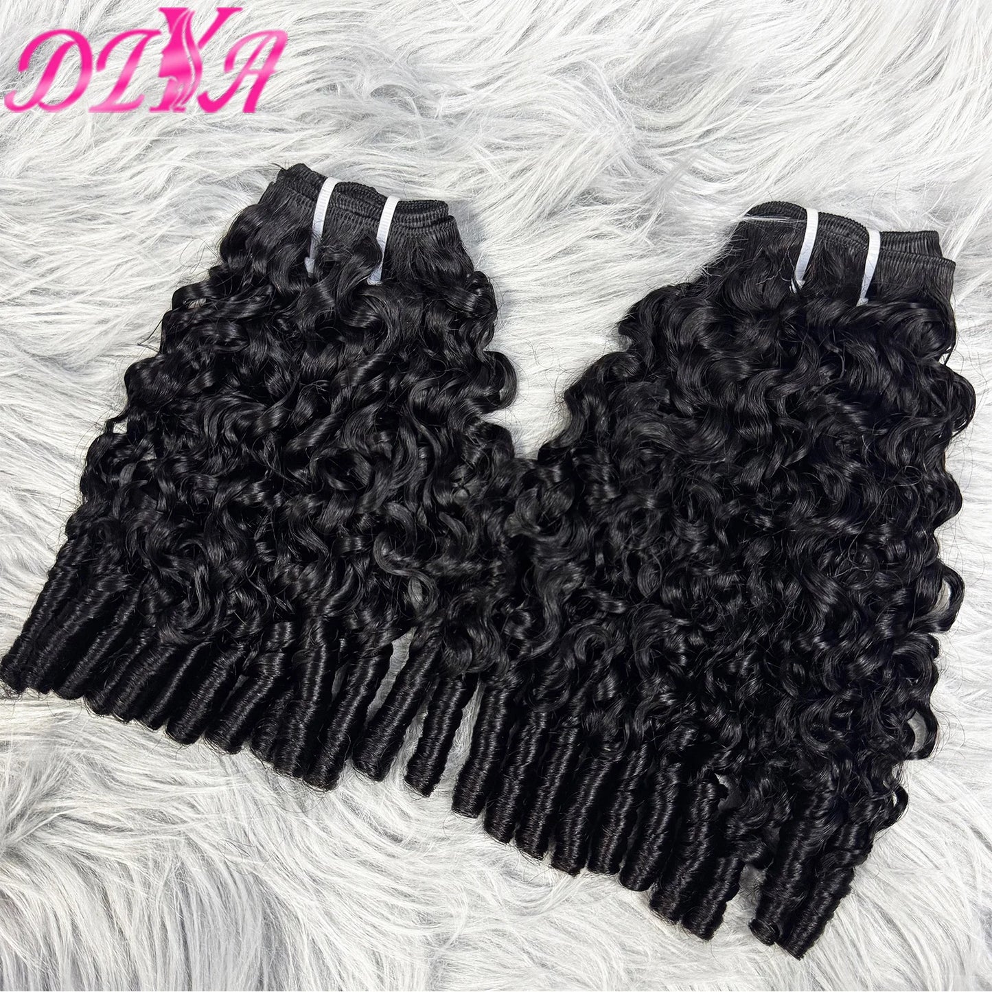 Natural Color Burmese Curly Hair Bundles Virgin Hair Bundles 100% Human Hair Bundles Raw Unprocessed Human Hair Extensions