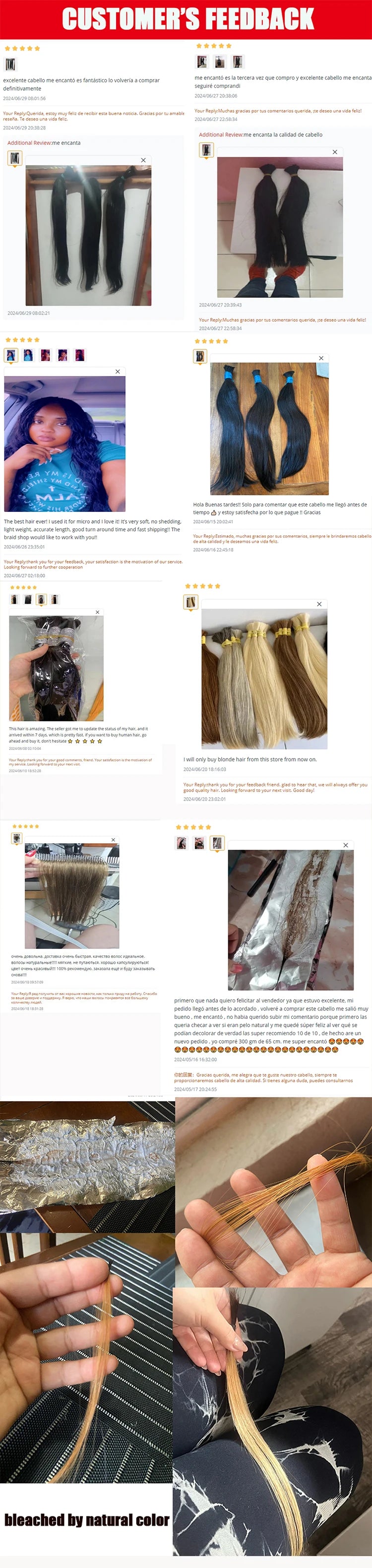 100% Real No Weft Human Hair Extensions for Women Remy Human Hair Bulk Unprocessed Natural Virgin Indian Hair Braiding Original