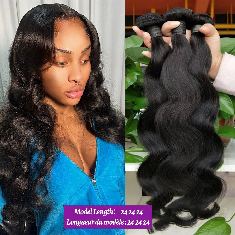 Belextens Body Wave Human Hair Bundles 10A Raw Hair Bundles Brazilian Remy Hair Top Thick Hair Bundles Delivery 3 to 5 Days