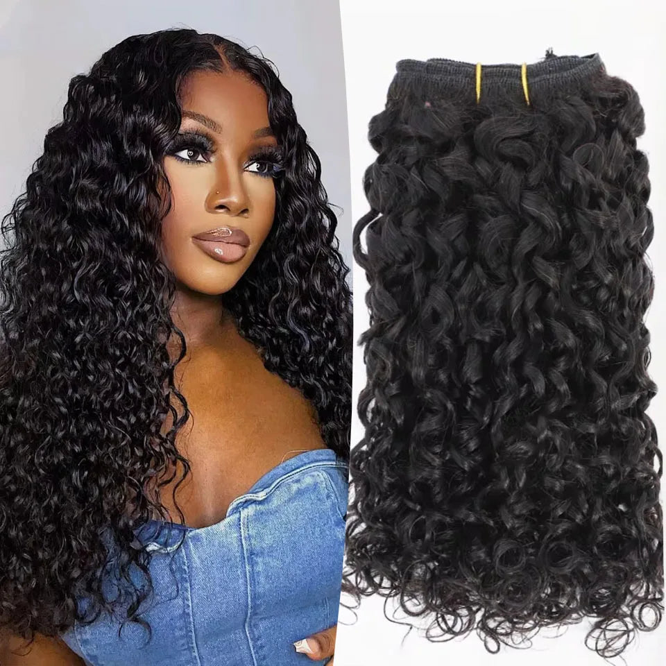 10"-26" Pissy/Funmi/ Burmese Pixie Curly Brazilian Human Hair Weave 1/3/4 Bundles Deal Hair Extension Raw For Women Double Weft