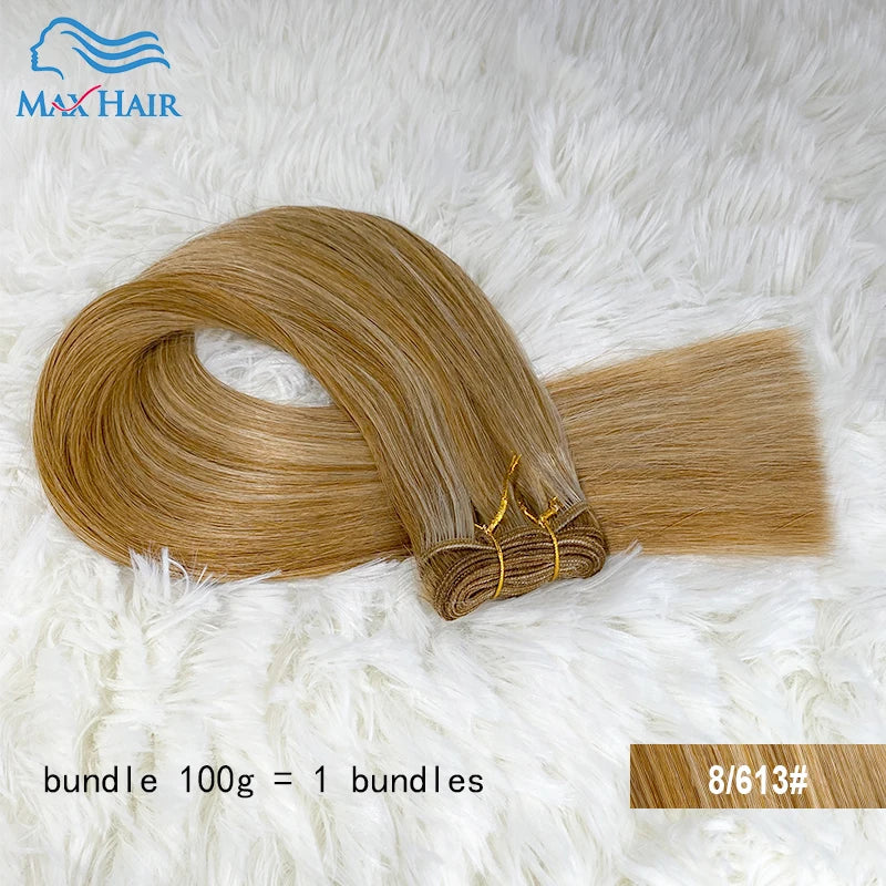 100% Straight Human Hair Bundles Hair Extensions For Women 613 99j Gray Solid Color Raw Bundles Braiding On Sale Clearance Hair