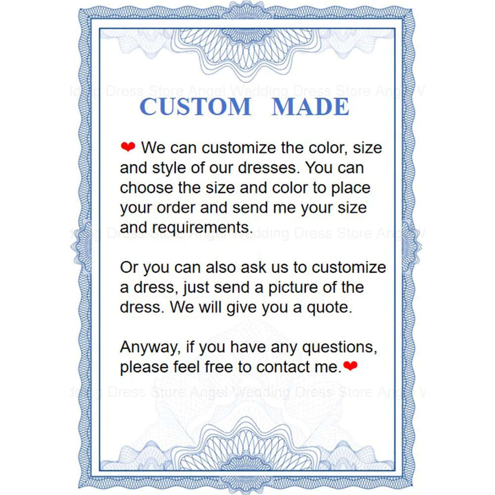 ANGEL Short Mini Backless Customized Wedding Dress For Women Elegant V-Neck Bride Party Simple Tulle A-line Vestido De Novia
