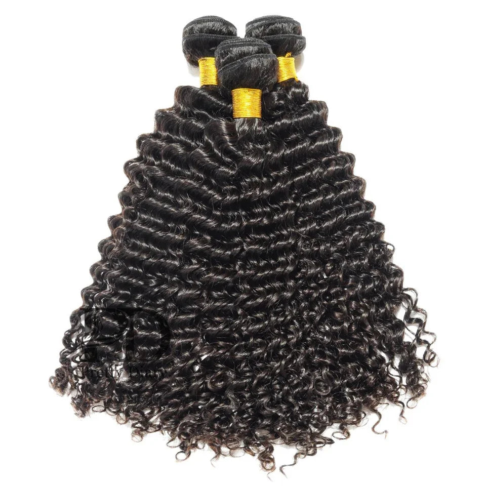 Brazilian Deep Curly Wave Hair Bundles 1/3 Pieces Real Human Hair Bundles 10A 12-32 Inch Remy Human Hair Extensions For Women
