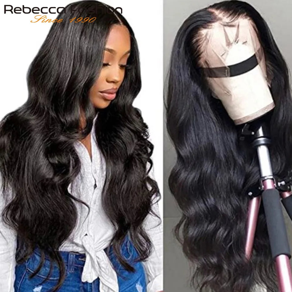 Online Clearance Sales Body Wave Human Hair Short Bob Wigs T Part Lace Front Wig Pre Plucked Brazilian Remy 100% Real Hair