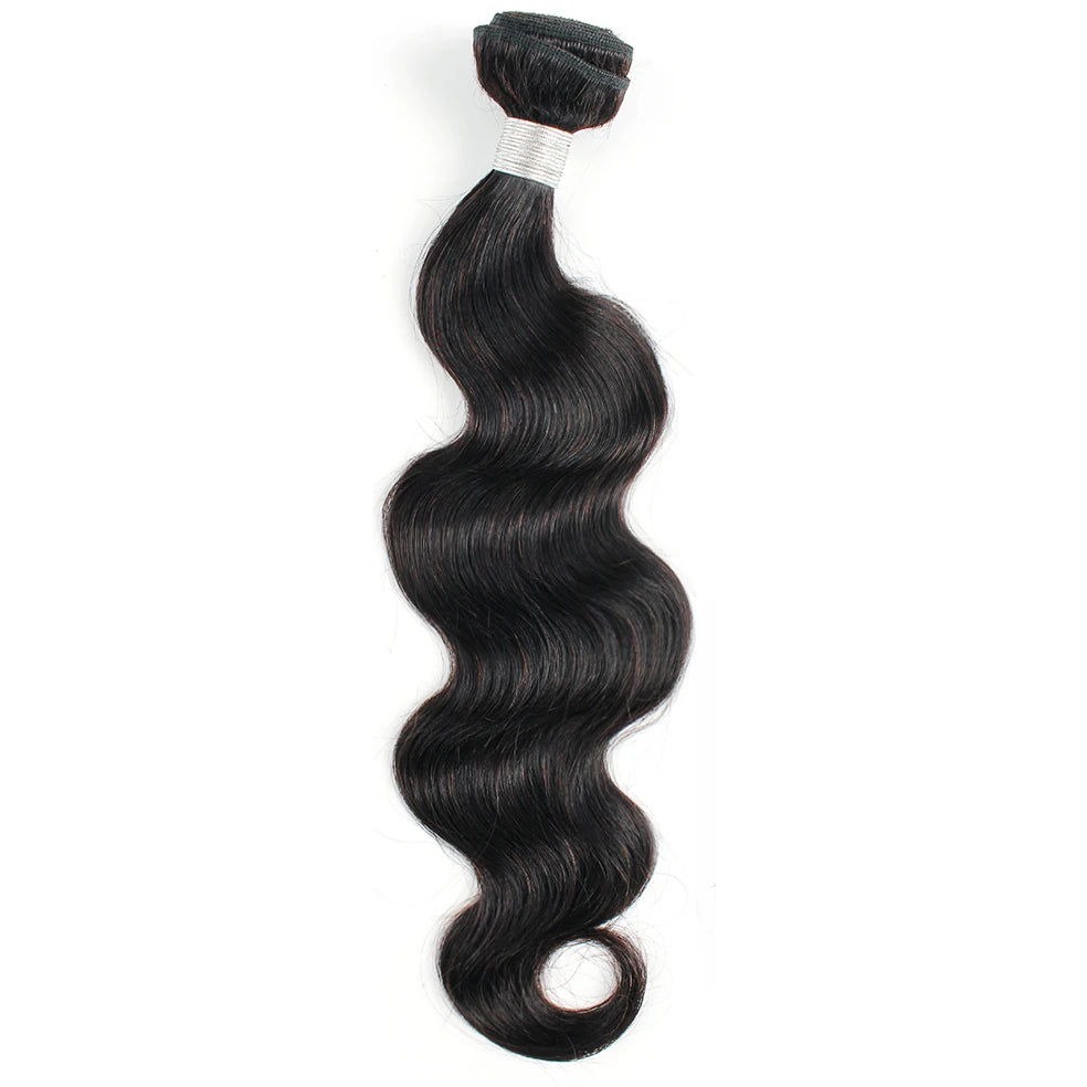 Clearance 100g Human Hair Weave Bundles Extension Black Color Body Wave Loose Deep Straight Style Bobbi