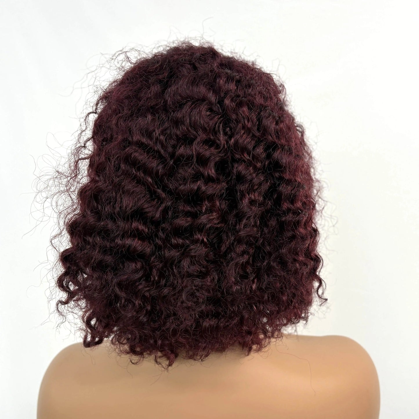 250% Density 4/30/4 Higjlight Ombre Short Water Wave Bob Wig Human Hair Wigs 13x4  Lace Frontal Deep Wave Curly Wig for Women