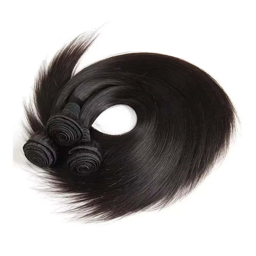 16A Straight Bundles 100% Human Hair Brazilian 30 40 Inch Raw Virgin Unprocessed 3 4 5 6Bundles Extensions Bone Straight Bundles