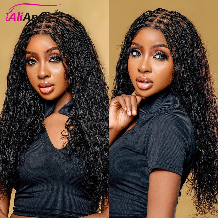 Deep Wave Boho Braids Human Hair Bulk 50g/100g 100% Human Hair Braiding Hair Extensions No Weft Brazilian Curly Braiding Hair