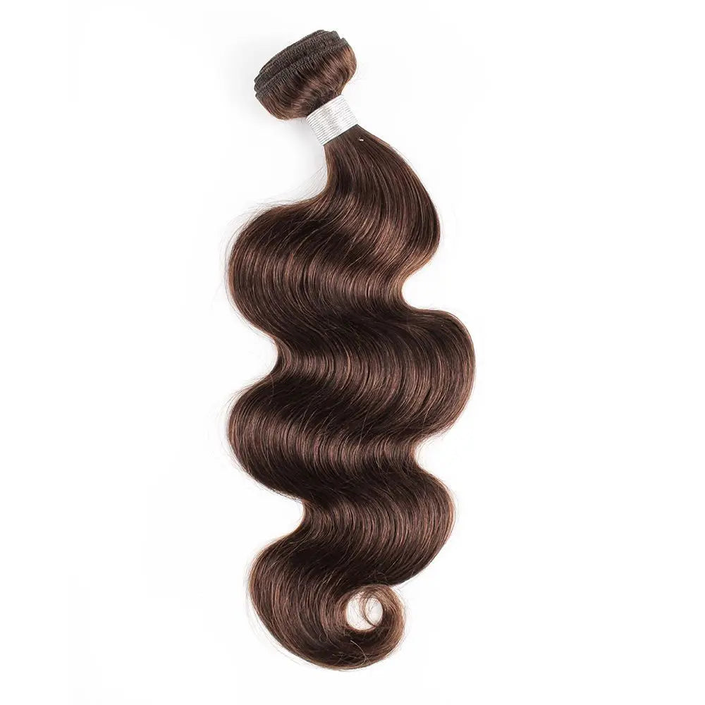 Double Weft Color 8 Ash Blonde #30 #4 Brown Pure Color Remy Human Hair Bundles Extension Body Wave Wholesale