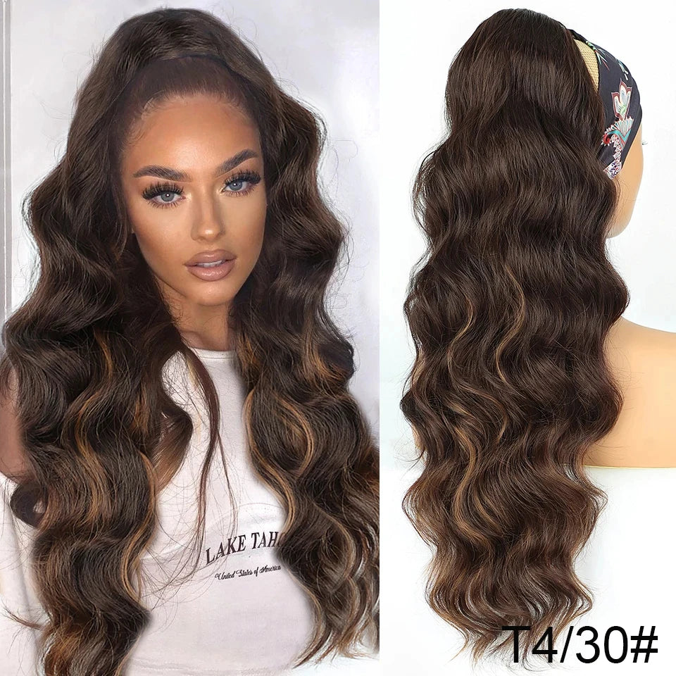 Synthetic Claw Clip In Short Ponytail Curly Pony Tail Clip-on hair False Wig House Pony Extension Hairpiece For Women