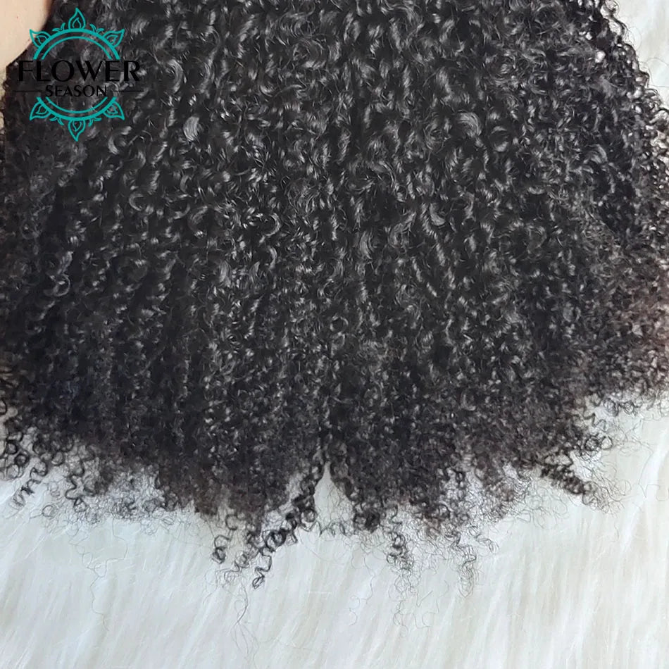 Micro Loop Ring Hair Extensions Afro Kinky Curly Human Hair Micro Ring Hair Full End 100strands/lot Natural Color for Women