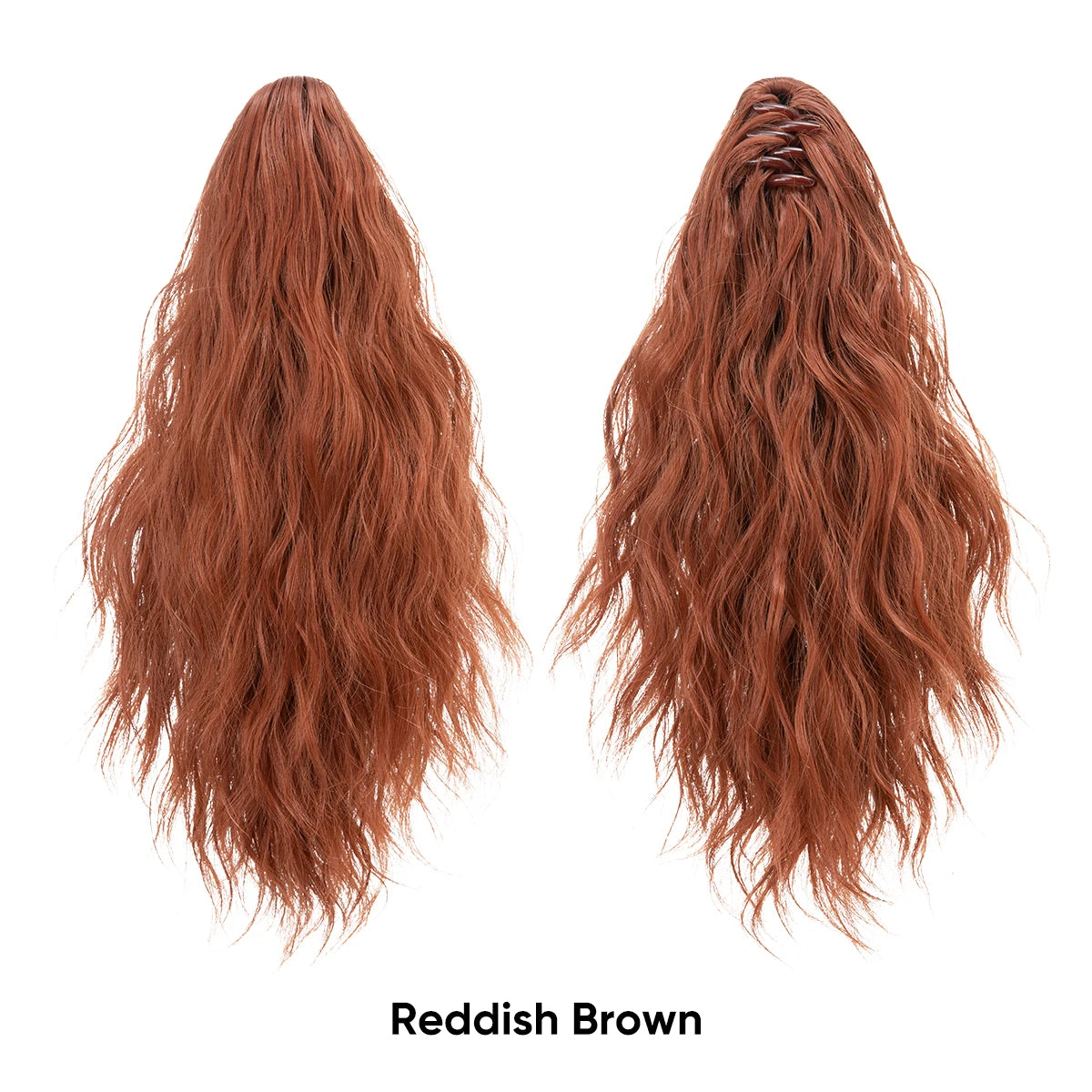 13Inch Premium Synthetic Curly Claw Clip In Ponytail Blonde Brown Short Hairpiece Fake Hair False Pigtail Hair Extensions P064