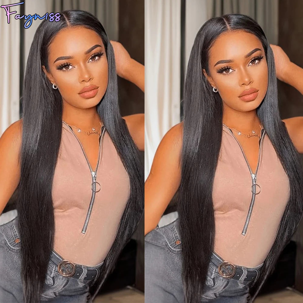 13x6 Lace Frontal Wigs Human Hair For Women Pre Plucked Straight Human Hair Wig 13X4 Lace Front Human Hair Wig For Women