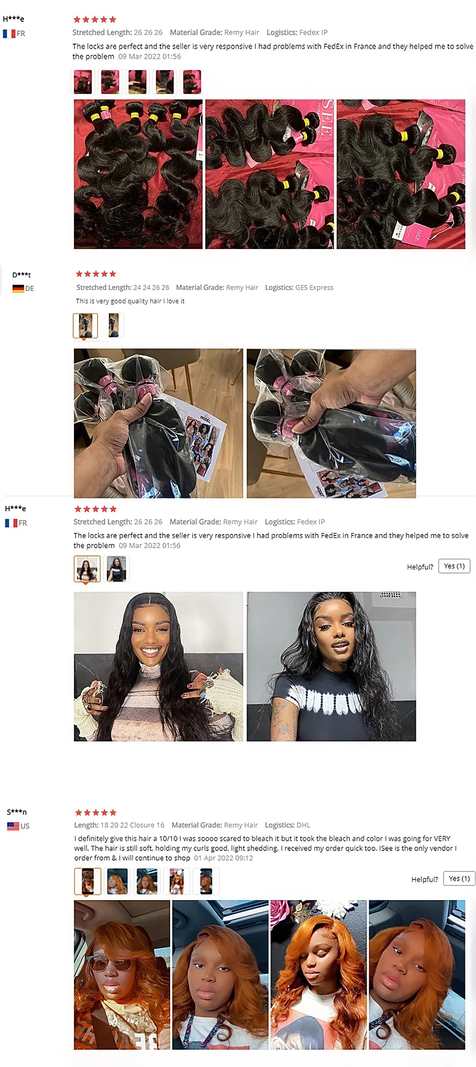 ISEE HAIR Peruvian Body Wave Human Hair Bundles100% Human Hair Extension Natural Color Can Buy 1/ 3/ 4 Bundles Thick Hair Weaves