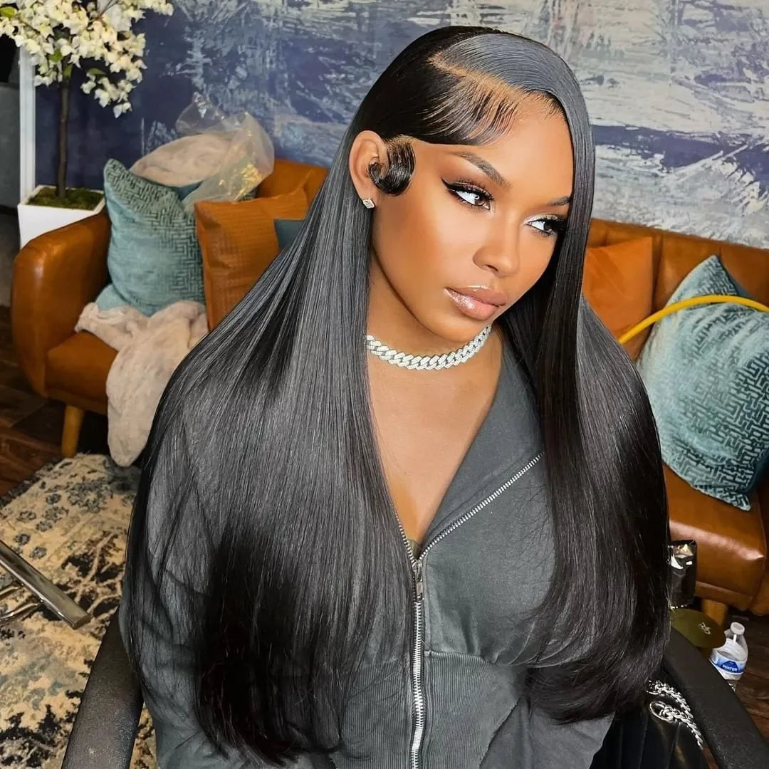 Wear And Go 6x4 Bone Straight Glueless Wig Human Hair Ready To Wear Brazilian 9x6 7x5 Lace Closure Wigs For Women Preplucked