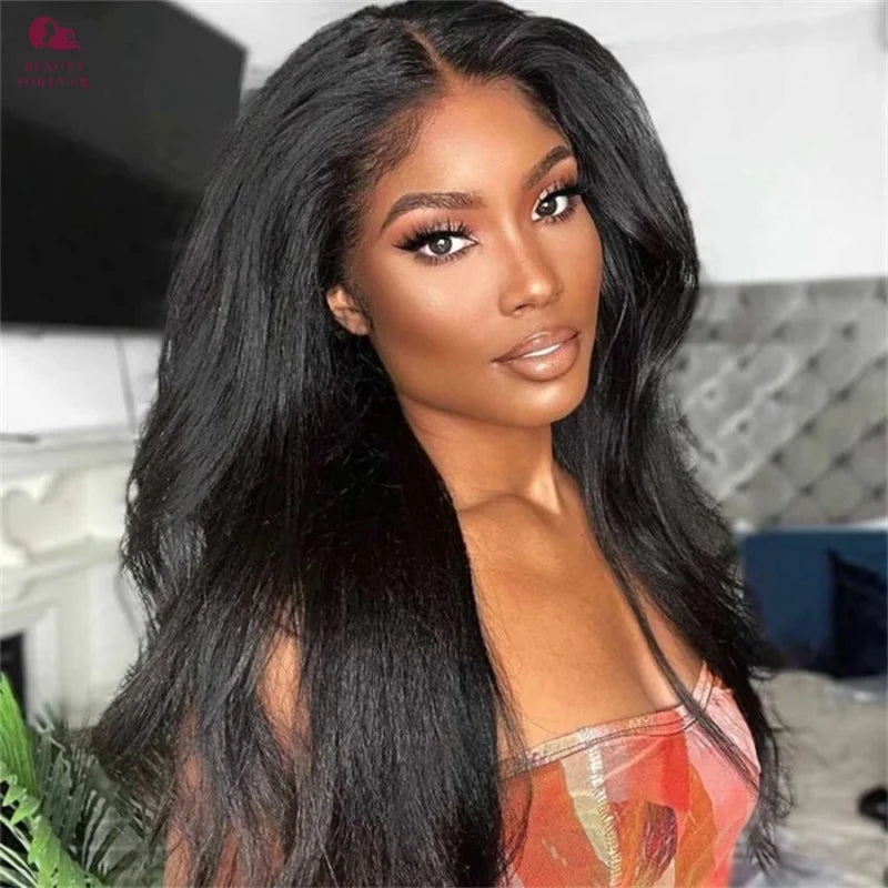 Beautyforever Real Natural 100% Human Hair Bundles Yaki Straight High Quality Brazilian Remy Human Hair Weft 3 Bundles