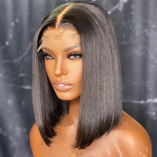 1b/30 Ombre Brown Color 13x4 Lace Short Bob Wig Human Hair Lace Front Wig Remy Hair 4x4 Lace Closure Human Hair Wigs For Woman