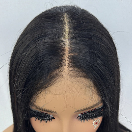 28 30 inches Double Drawn Bone Straight Raw Vietnamese Human Hair Wigs 2x6 Real HD Lace Closure Virgin Hair Wigs for Black Women