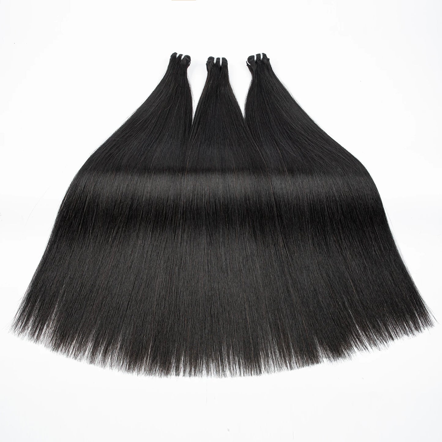 16A Double Drawn Bone Straight Raw Vietnamese Human Hair Bundles 24 26inch 100% Unprocessed Raw Virgin Hair Extensions for Women