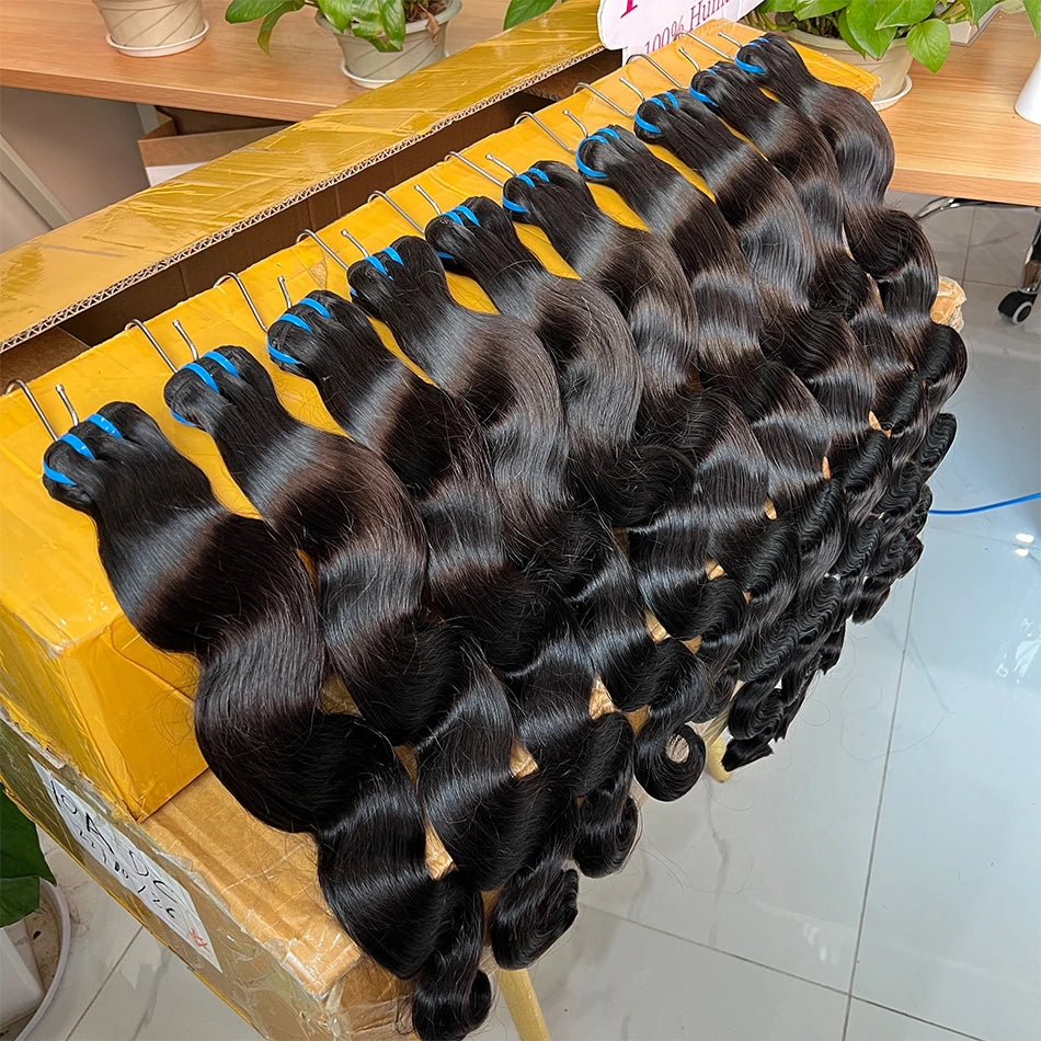 Yiwigs 15A Grade Body Wave 100% Raw Virgin Human Hair Bundles Unprocessed Vietnamese Hair Weave Extensions For Women