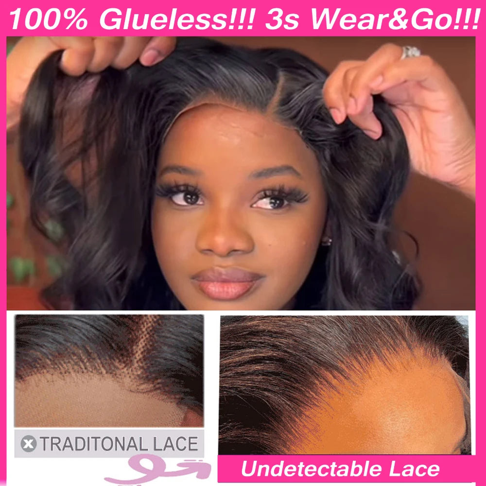 250% High Density Brazilian 30 40Inch Glueless Wig Human Hair Bone Straight 13x4 HD Lace Frontal Human Hair Wigs 7x5 Closure Wig