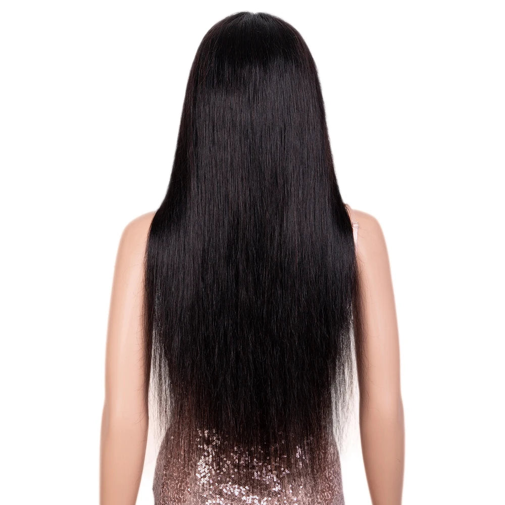 Sleek Human Hair Wigs Blonde Lace Front Wig For Women Straight Bob Wig Lace Closure Gold Brazilian Wigs Highlight Cosplay Wigs
