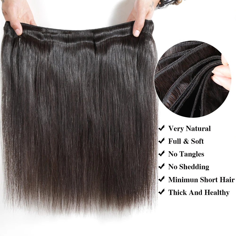12A Human Hair Bundles 20 22 24 26 Inch Body Wave Bundles Human Hair 100% Unprocessed Brazilian Virgin Hair 3/4 Bundles Deals