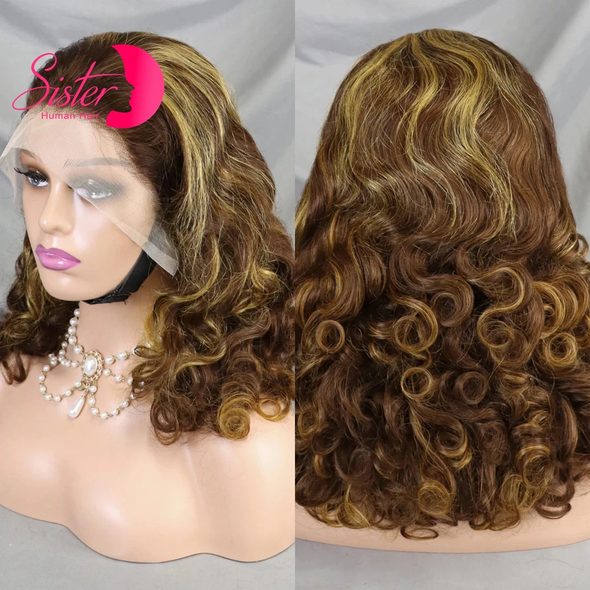 12A Double Drawn 350# Ginger Orange Spring Bouncy Curly Human Hair Wigs 13x4 Lace Frontal Curly Hair Wigs 250% Density for Women