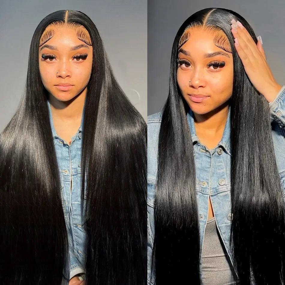 Brazilian 30 Inch Raw Virgin Unprocessed 100% Human Hair Extensions Bone Straight 1 3 4 Bundles Deal Double Weft  For Women 100g