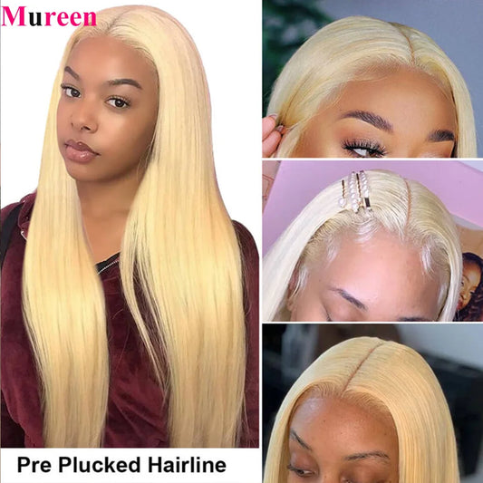 613 HD Lace Frontal Wig Blonde Human Lace Front Wig 100% Human Hair Wigs HD Lace Wig 13x6 Human Hair Wigs Brazilian Straight