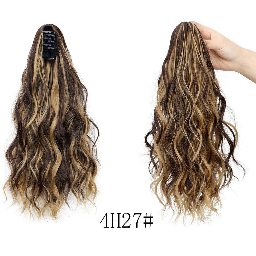 14inch Synthetic Women's Wavy Claw-Clip Ponytail Extension Easy-to-Wear Versatile Style for Instant Beauty For Women