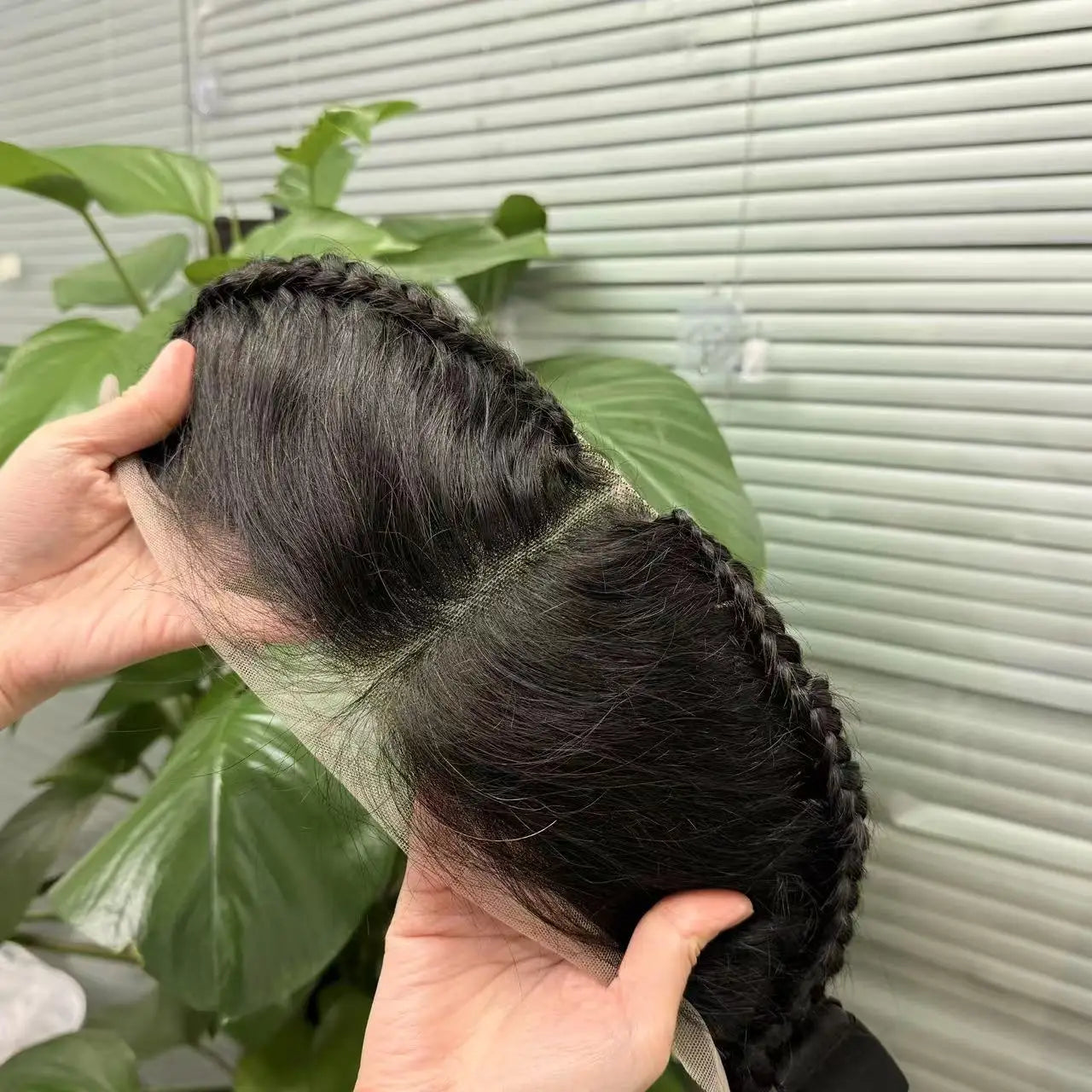 Nabi Natural Hair Frontal 13x4 Lace Frontal With Braids Remy Brazilian Human Hair Frontal Lace Only 10 inch for Headband Wigs