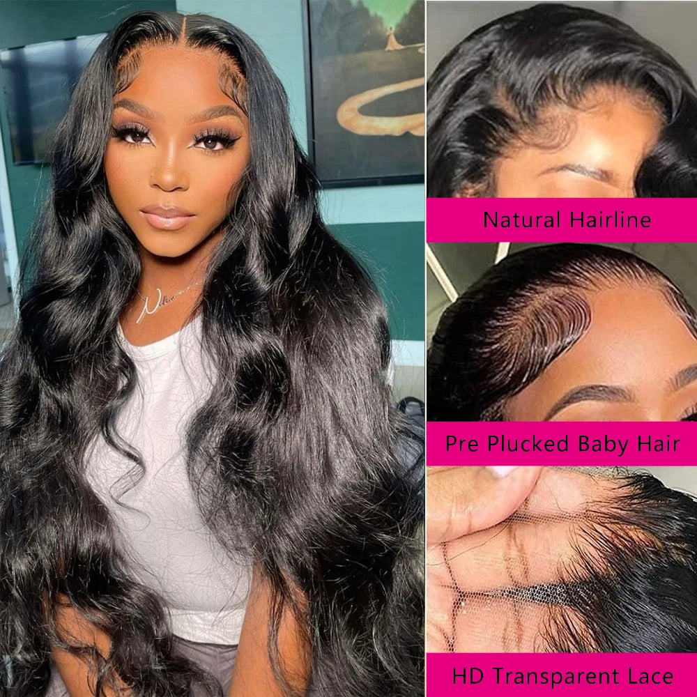24 Inch Body Wave Closure 4x4 5x5 Transparent Lace Closure Human Hair PrePlucked Baby Hair 2x6 HD Lace Closure 3-5 Days Delivery