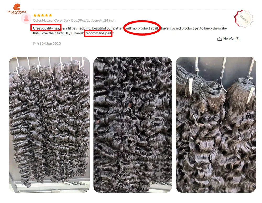 3C4A Burmese Curly Hair Bundles Virgin Human Hair Burmese Vietnamese Raw Human Hair Extensions Wholesale For Full Head 18A