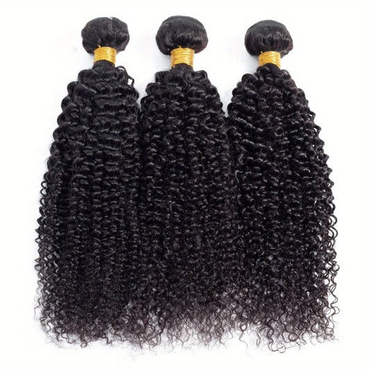 Brazilian Kinky Curly Human Hair Bundles Unprocessed 100% Human Hair Extensions Jerry Curly Natural 8-30Inch 1/3/4pcs Bundles