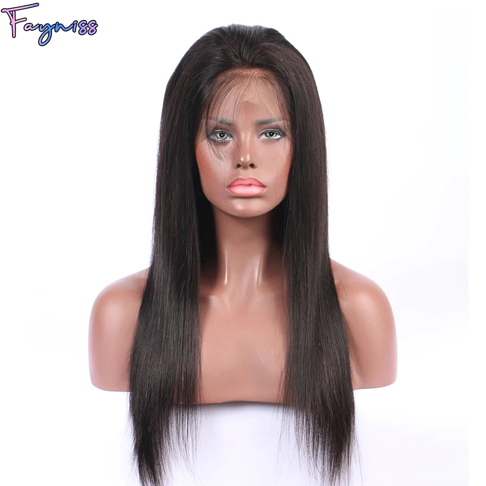 13x6 Lace Frontal Wigs Human Hair For Women Pre Plucked Straight Human Hair Wig 13X4 Lace Front Human Hair Wig For Women